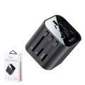Yesido MC-09 Multi-function Universal Travel Adapter Plug Standard Sockets Adapter Universal Adapter Pakistan to China/USA/EU/AU Universal Travel Adaptor Universal Socket International Plug Wall Socket All Plug cangable power standard travelling adapter. 