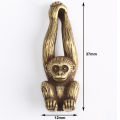 Craft Monkey Ornament Display Home Office Decoration Brass Figurine Animal Brass Ornament 37x12x9mm Suitable For Office,. 