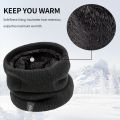 Winter Men Outdoor Windproof Warm Scarf Unisex Fashion Knitted Plush Thicken Wool Protect The Neck Scarf Female Pullover Scarf. 