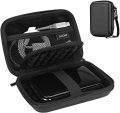 External Hard Drive Carrying Case WD HDD SSD Bag - Black. 