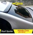 Rear Window Roof Spoiler For Honda Civic Rebirth 2013-2015 (BLACK). 