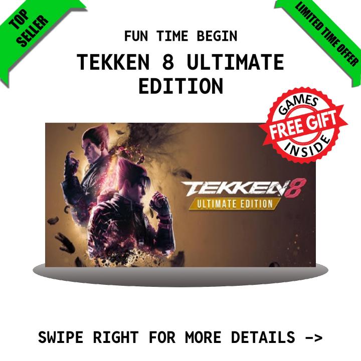 TEKKEN 8 ULTIMATE EDITION - Game for PC - with installation guide - GoogleDrive/MediaFire - QR Codes - PC Games