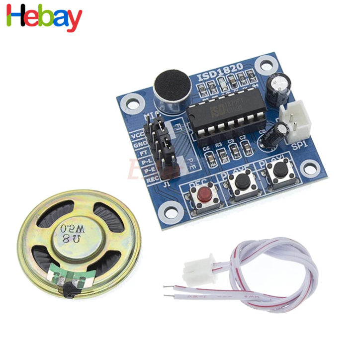 ISD1820 Voice Recording Recorder Module With Mic Sound Audio Loudspeaker Diy Electronic Kit