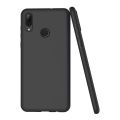 Huawei Y7 Prime 2018 / Y9 2019 / Y6 Prime 2019 / Y9 Prime 2019 AirBag anti shock Drop Resistance Matte Black Back Cover Case Flexible and Soft With Camera Protection Bump. 