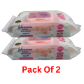 Johnson Baby Wipes 84 Sheet's, Baby wipes, Lightly Fragranced, Large Tissue 8 Inches, Wet wipes, Best Quality.. 