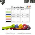 Loop Bands, PACK OF 5 Yoga Resistance Rubber Bands, Mini Loop Band, Resistance Band, Leg Loop Bands, 5 Level Exercise Bands Set, Stretch Band – Haeve Ecommerce. 