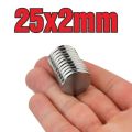 pack of Round Super Strong neo-dymium Magnets Size 25X2mm. 