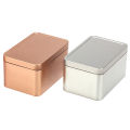 Tea Tins Box Metal Storage Box Tea Tins Sealed Cans Square Tea Container Box. 