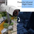 Veroyi Outdoor Security Camera, 1080P WiFi Surveillance Camera with Night Vision, Motion Detection, 2 Way Audio, Remote Monitor Auto Motion (Upgraded Version). 