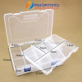 F-240 12 Cell Adjustable Double Layer Storage Box Tool Box for jewelry and Electronic Components Tool Box. 
