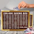 Umrah Saving Box - Wooden Umrah Saving Box - 280 Days Savings Plan - Islamic Halal Money Jar for Hajj & Umrah - Daily Pilgrimage Savings Tracker - Gift for Muslims Money Saving Box. 