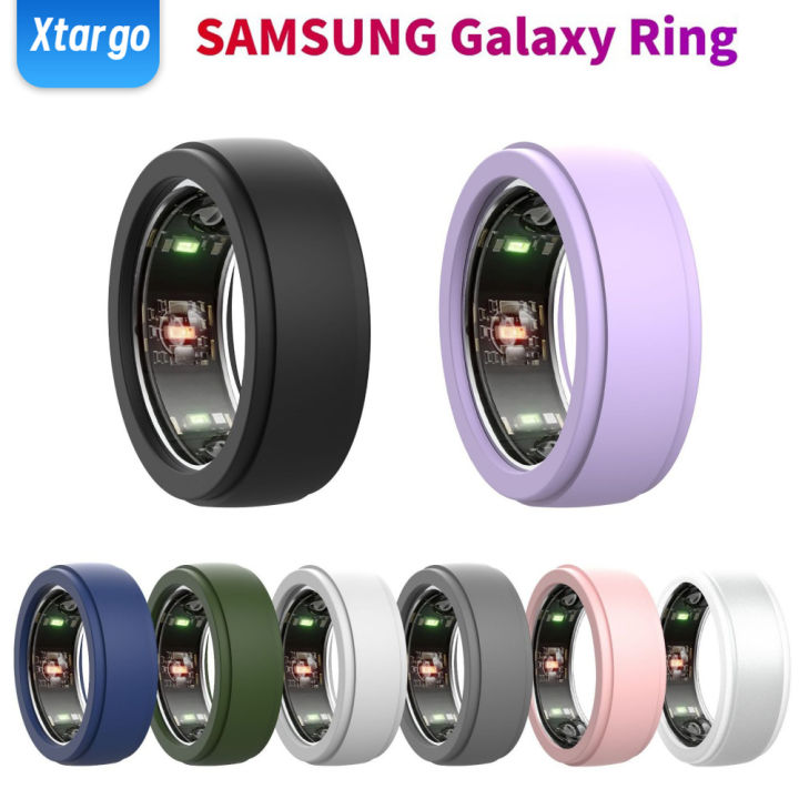 Samsung Galaxy Ring Anti-Scratch Protective Soft Elastic Silicone Funda for Men and Women Sleep Health Monitor Sports Smart Ring