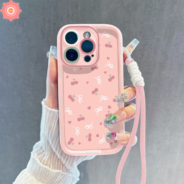 For Infinix Tecno Spark GO 1 2025 10C 20C 20 Pro Smart 9 8 5 6 7 Pro Plus Pop 8 Hot 50i 30i 10 11 30 9 30 Play 10 Lite Note 12 G96 10 30 Pro ITEL P55 A70 Cute Cherry Bow Knot Case