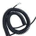 2-core 3-core 4-core PU PVC pure copper spring 0.5 square telescopic power cord 56 core high-power spiral wire. 