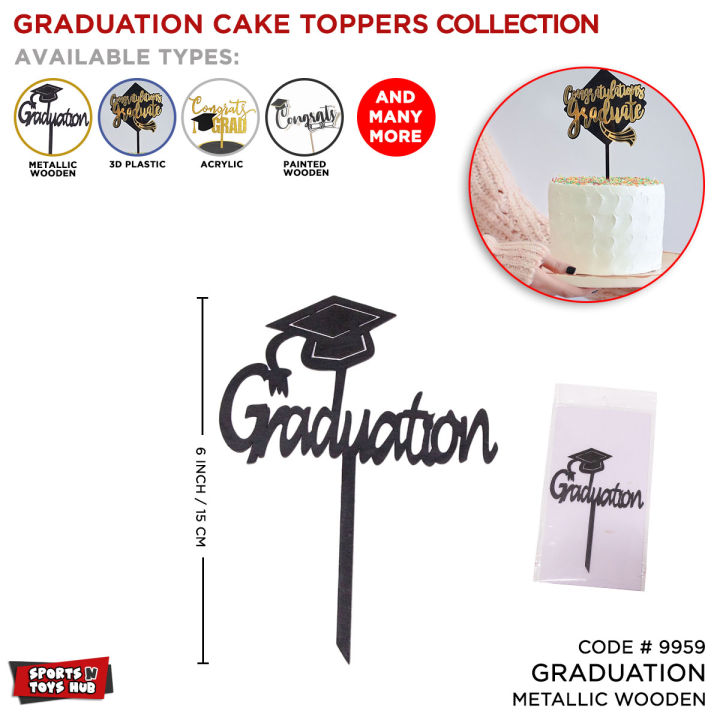 Graduation Cake Toppers Collections, Congratulation Cake Topper Decoration Celebrations, Party Supplies, University Party, Convocation Ceremony Events, Cake Decorations For Diploma, High School College, Good Luck Parties, Congrats Grad : 92MYnt4n
