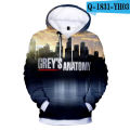 GREY'S ANATOMY 3D Print Hoodies Sweatshirt Women Men Tumblr Casual Pullover Hoodie Greys Tracksuit Fashion Hoodie. 