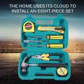 Imported Quality 9 Piece Repair Kit Household Hardware Hand Tool Set Hardware Toolbox Vehicle Emergency Kit Vehicle Emergency Toolbox Screwdriver Portable Tool Kit. 