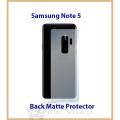Samsung Galaxy Note 5 Back Matte Protection Soft Skin Sheet Soft Film Back Protector For Samsung Galaxy Note 5. 