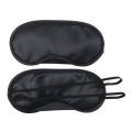 Soft Portable Eye Mask Black Fast Sleeping Eyeshade Cover Eye Masks. 