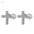 2pcs Dermal Tops And Base Stainless Steel Jewelry. 