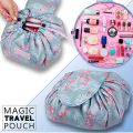 Magic Cosmetic Pouch Drawstring Makeup Pouch Bag. 
