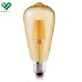 Vintage LED Edison Bulbs 4W, Antique Style ST64 LED Filament Bulbs with 80+ CRI, E27/E26 Base, Ceiling Hanging, Pendant Light. 