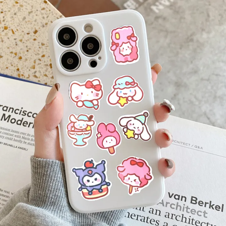 100/200Pcs%20Cute%20Cartoon%20Sanrio%20Stickers%20My%20Melody%20Kuromi%20Handbag%20Decoration%20Stickers%20Children's%20Gift%20Sticker%20-%20Image%207