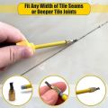 Grout Removal Tool 2 in 1 (Carbide Alloy Head), Grout Remover. 