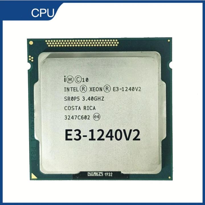 Intel® Xeon® Processor E3-1240 v2 8M Cache, 3.40 GHz