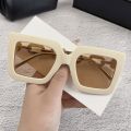 Fashion Box Chain UV Protective Frame Sunglasses for Women Girl. 