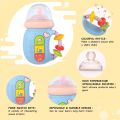 iBliver Rattle Teether Toys For Newborn Baby 0-6 Months With Music Sound Light, Chew Teething Toys, Toddler Educational Early Learning Toy Ring Bell. 