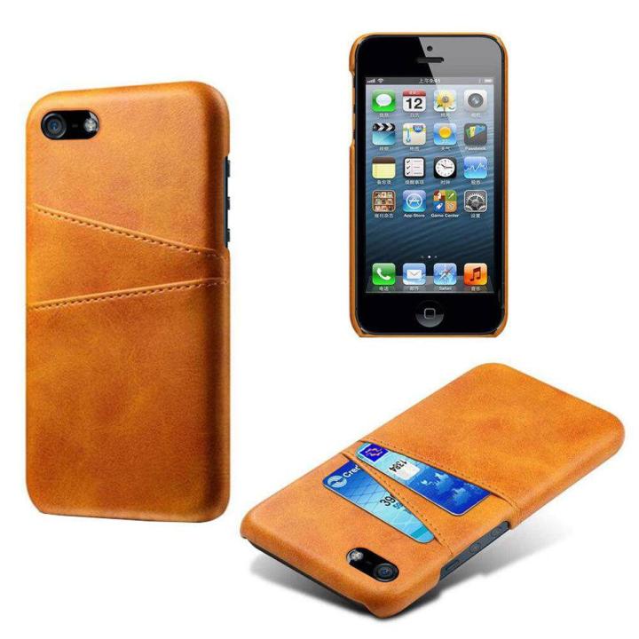lthmy for Apple iPhone 5 5S iPhone 5G 4.0 inches  Luxury Card Slot Wallet PU Leather Case Shockproof Hard PC Cover