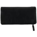 DEABOLAR Men's Long Style Wallet High-Grade PU Leather Wallet Detachable Black Wallet Coin Phone Purse. 