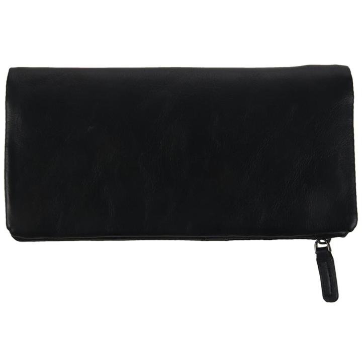 DEABOLAR Men's Long Style Wallet High-Grade PU Leather Wallet Detachable Black Wallet Coin Phone Purse
