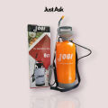 Just Ask JOGI Pressure Sprayer Compressed Air Sprayer 8 Liter Capacity Manual Sprayer Gardening & Spraying, Manual Handheld Pressure Agriculture Pesticides Spray Pump, car Cleaning Sprayer Multipurpose Spray Bottle with shoulder strap Orange. 