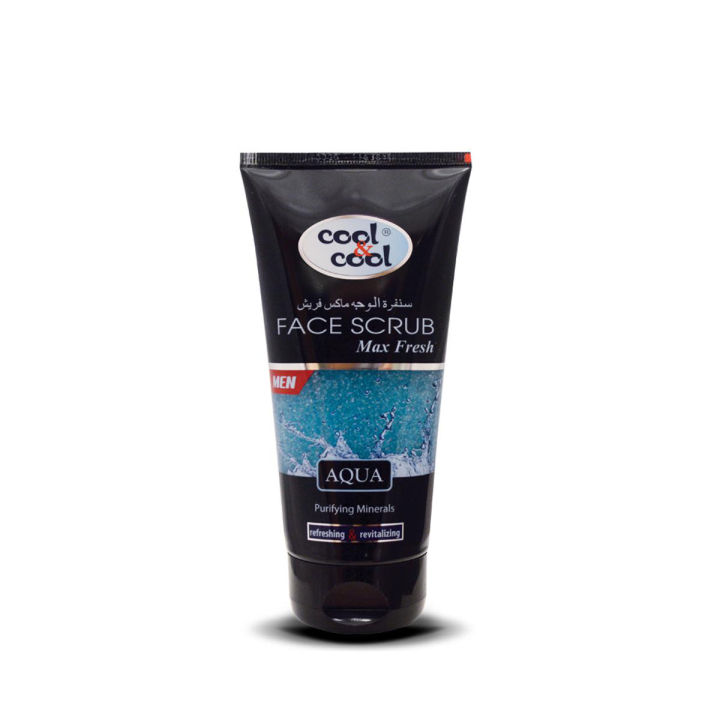 Cool and Cool Max Fresh Face Scrub (Aqua) – 150ml