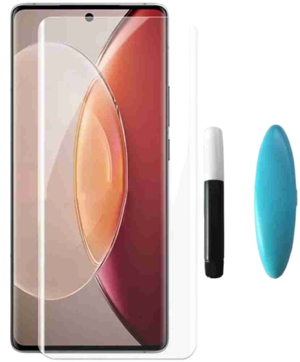 Vivo_ V30 5G UV Tempered Glass Screen Protector Full Glue Nano Liquid Protective Film Original High Quality