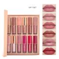 HANDAIYAN 12 Colors Matte  Liquid Lipstick Set 2.5ml*12pcs   0695. 