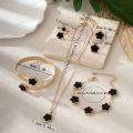 6Pcs/Set 5pcs/set Fashion Sunflower Pendant Necklace Stud Earrings Ring Bracelet Jewelry Watch. 