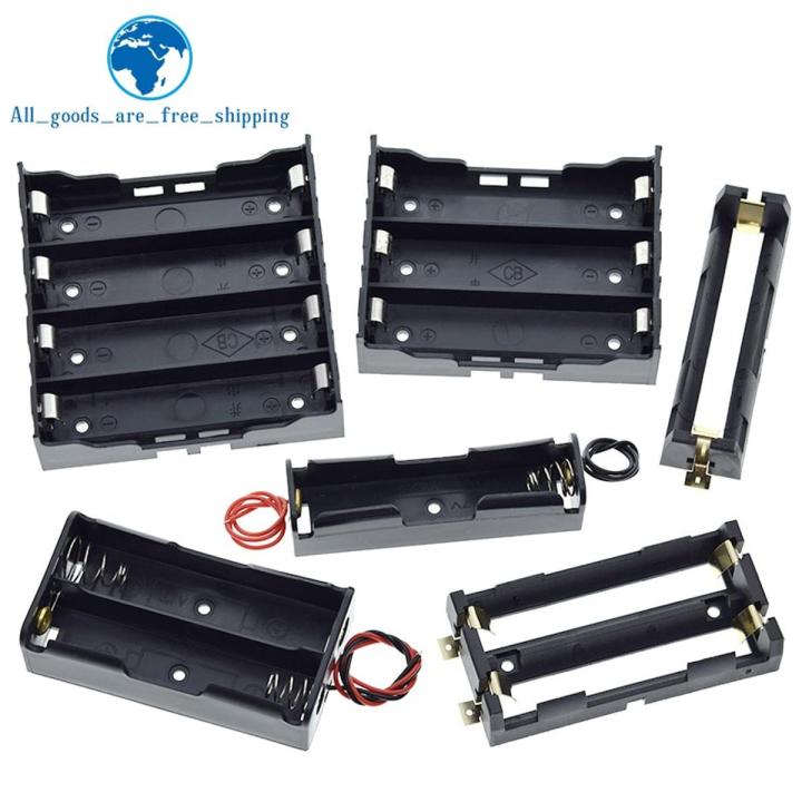 Hot Sell 1X 2X 3X 4X 18650 Battery Holder Storage Box Case 1 2 3 4 Slot Battery Container With Wire Lead For Arduino DIY KIT