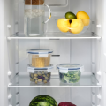 Food container with lid Ikea Pack Of 3 round/plastic, 750 ml. 