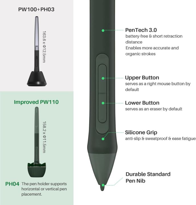 HUION%20Inspiroy%202%20H951P%20Battery-free%20Stylus%20for%20Digital%20Art%20Designing%20Skeching%20Drawing%20Graphic%20Tablet%20-%20Image%205