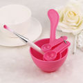 Professional Bleach Bowl Set, Bleach Bowl, Facial Bowl Set, Brush, 1 Facial foam - 1 bleach brush - For Women, Salon And Parlour Accessories. 