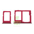Samsung Galaxy J6 Plus Premium SIM Tray Sim Cover Sim Jacket For Samsung Galaxy J6 Plus  -  Red. 