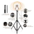 HOLA 7 Feet Tripod with 26 / 36 / 45 CM Selfie Ring Light and Mobile Holder for Tiktok Videos Best Quality Tripod - Photography Kit. 