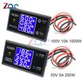 DC 0-100V 5A 250W/10A 1000W LCD Digital Voltmeter Ammeter Wattmeter Voltage Current Power Meter Volt Detector Tester Monitor. 