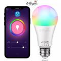 Smart Wifi Led Light Bulb with 16 Million Color changing Capacity Application Controller, Smart Bulb E27 Wifi Lamp 8 Watt Voice Controlled with Google Assistant & Amazon Alexa, Auto On/Off Timer Setting. 