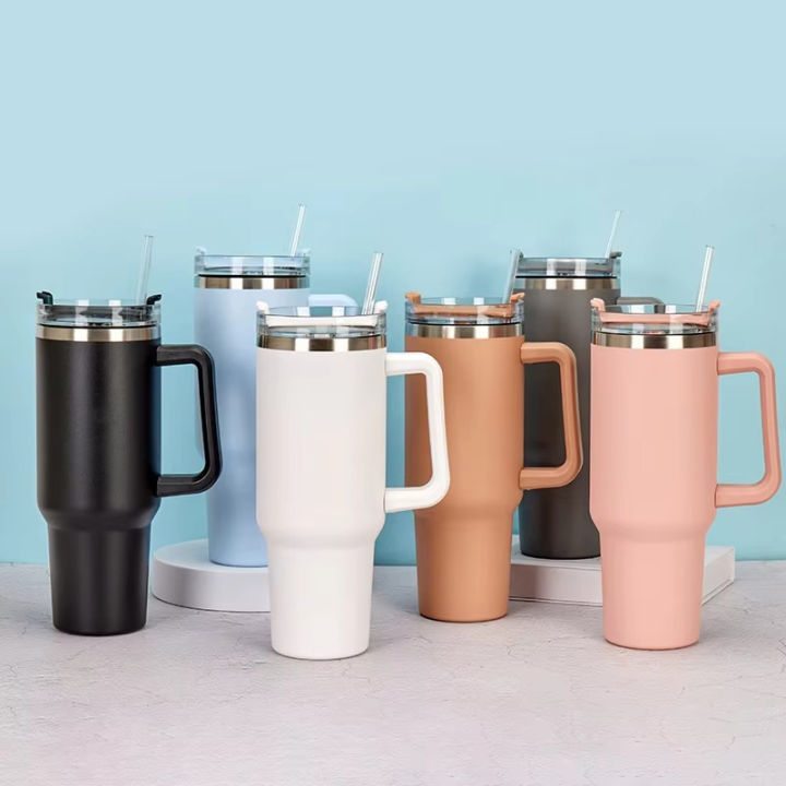 40%20oz%20Stainless%20Steel%20Insulated%20Tumbler%201200Ml%20with%20Lid%20&%20Straw%20%E2%80%93%20Tumbler%20Cup%20-%20Double%20Wall%20Thermal%20Travel%20Tumbler%20Mug%20for%20Hot%20&%20Cold%20Drinks%20%E2%80%93%20Reusable,%20Leakproof,%20Sweatproof%20Coffee%20Cup%20%E2%80%93%20Stanley%20Style%20Big%20Water%20Bottle%20-%20Image%203