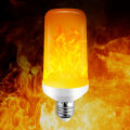 【BestGO】Outdoor light LED E27 360°flame flicker effect bulb decoration holiday light. 