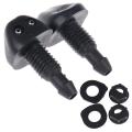 Universal 2PCS Car Auto Window Windshield Washer Spray Wiper Sprinkler Nozzle. 